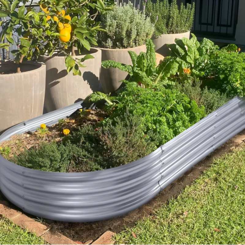 Galvanised Steel Raised Garden Bed